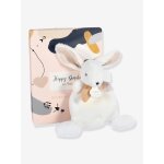 Happy doudou plat 17cm - doudou et compagnie wild beige