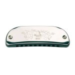 Harmonica aux motifs animaux argent