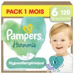 Harmonie, taille 6, 120 couches blanc