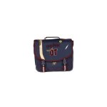 Harry potter - cartable 38 cm quidditch - gar�on - bleu / bordeaux - 2 compartiments bleu
