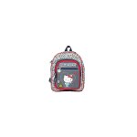 Hello kitty - sac � dos maternelle kisskiss - sac enfant - fille gris
