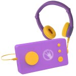 Fabrique � histoires version voyage avec casque assorti violet