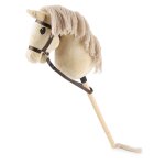 Hobby horse - cheval b�ton taille m cr�me