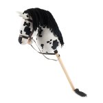 Hobby horse - cheval b�ton taille m pie noir