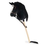 Hobby horse - cheval b�ton taille s noir