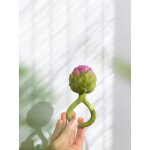 Hochet anneau de dentition artichaut - vert