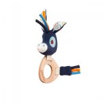 Hochet eco ignace bleu