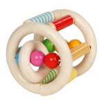 Hochet flexible À faire rouler beige Hochet flexible À faire rouler beige