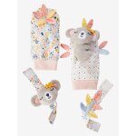 Hochets mains et pieds koala rose