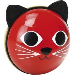 Hochet maracas chat rouge