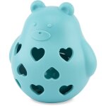 Hochet ourson en silicone bleu