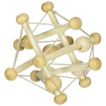 Hochet skwish beige