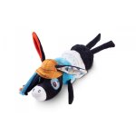 Hochet vibrant ignace l'ne bleu