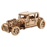 Hot rod souris furieuse en bois  construire maquette mcanique 3d  double moteur brown