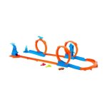 Hot wheels track creator : triple looping multicolore