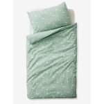Housse de couette bb dans les bois vert sauge