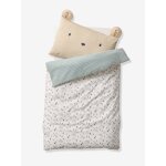 Housse de couette bb hygge beige imprim