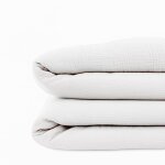 Housse de couette en coton bio blanc
