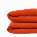 Housse de couette en coton bio fraise