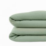 Housse de couette en coton bio vert
