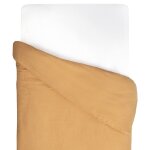 Housse de couette en gaze de coton jeanne camel Housse de couette en gaze de coton jeanne camel