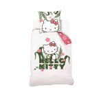 Housse de couette hello kitty coton blanc