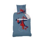 Housse de couette marvel spiderman coton bleu