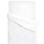 Housse de couette r�versible en gaze de coton lovio bleu