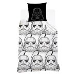 Housse de couette star wars l�gion de troopers coton blanc