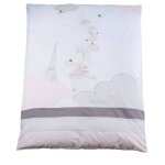 Housse de couette et taie en coton - lilibelle blanc