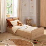Housse de couette et taie d'oreiller en coton - orsino beige