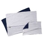 Housse de couette et taie d'oreiller marinire - baby sailor blanc