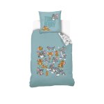 Housse de couette tom&jerry try and catch me coton bleu Housse de couette tom&jerry try and catch me coton bleu