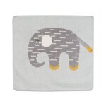 Housse de coussin arc - en - ciel en coton standard 100 by oeko - tex� gris et jaune