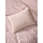 Housse de coussin sherpa et imprimé avril imprimé marine Housse de coussin sherpa et imprimé avril imprimé marine