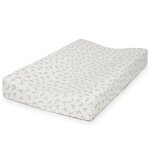 Housse de matelas � langer ecru, vert