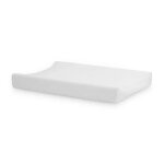 Housse matelas  langer ponge en coton blanc