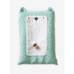 Housse matelas � langer ours vert