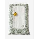 Housse matelas � langer personnalisable �cru / vert feuille
