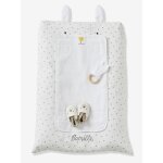 Housse matelas � langer personnalisable lapin blanc imprim�
