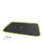 Housse de protection pour trampoline enterr� rectangulaire 244x366cm noir