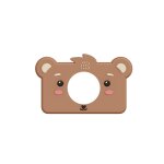 Housse en silicone ours brun clair Housse en silicone ours brun clair