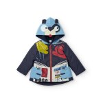 Imperm�able pour gar�on avec capuche amusante bleu