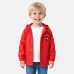 Imperm�able gar�on personnage spiderman rouge