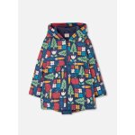 Imperm�able imprim� nature avec capuche multicolore