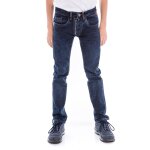 Jean coupe slim sowany garçon bleu Jean coupe slim sowany garçon bleu