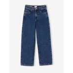 Jean droit fille bleu fonc�