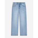 Jean �vas� enfant bleu denim