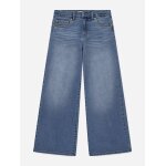 Jean fille coupe large bleu denim