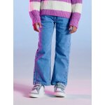 Jean fille �vas� bleu moyen